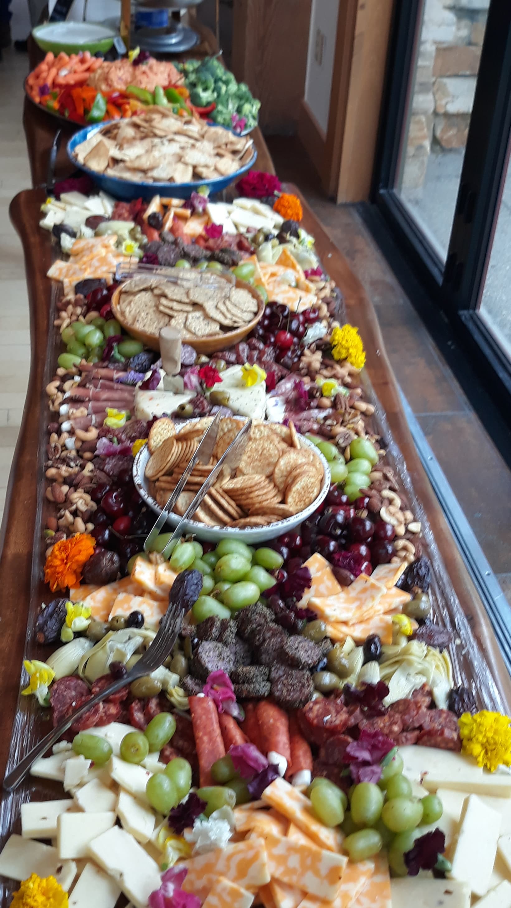 Corporate catering spread