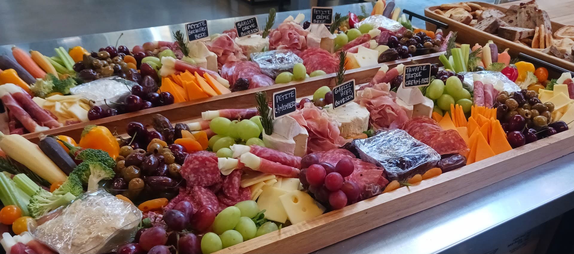 Holiday charcuterie display