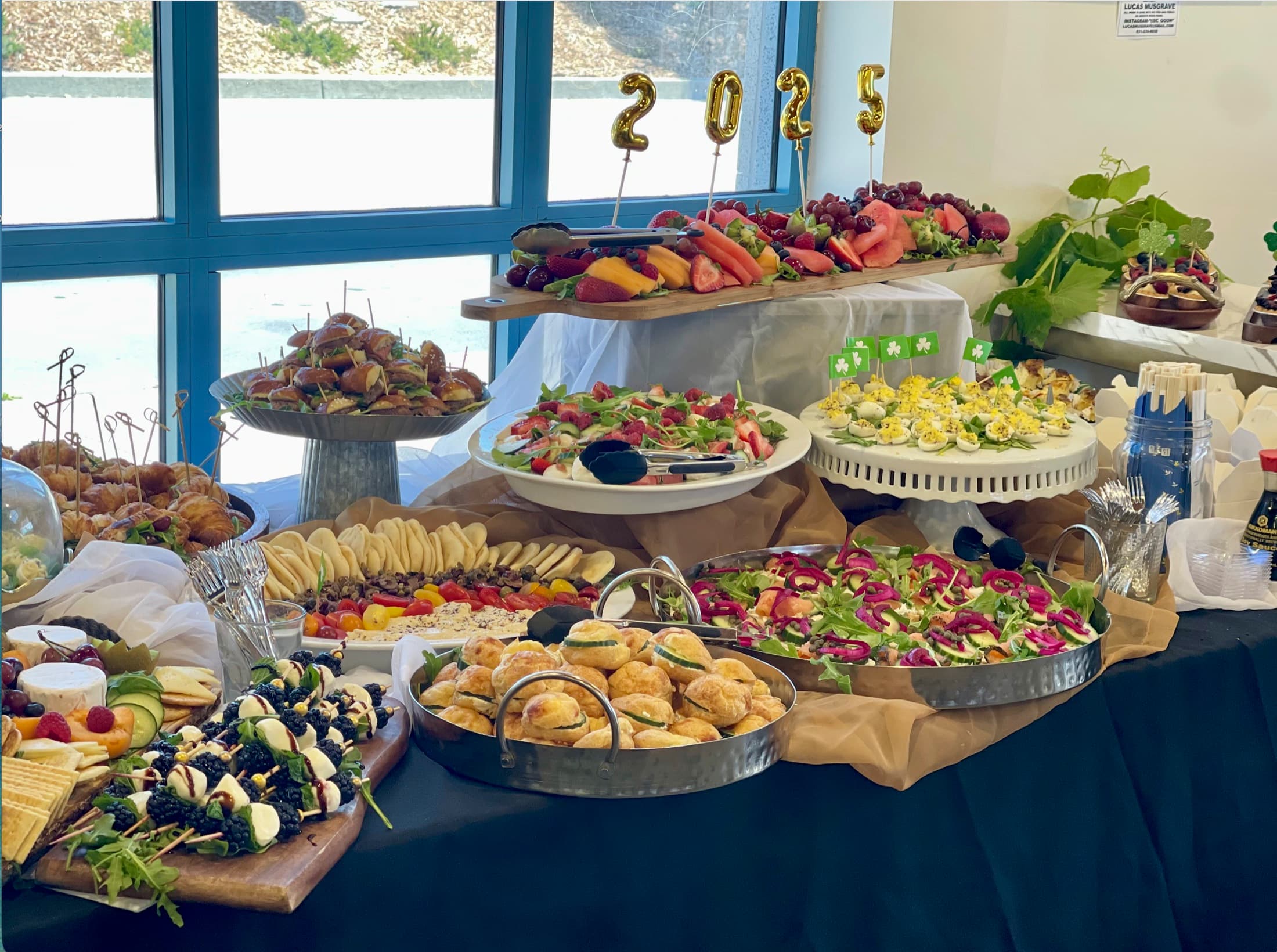 The Spot Catering event spread