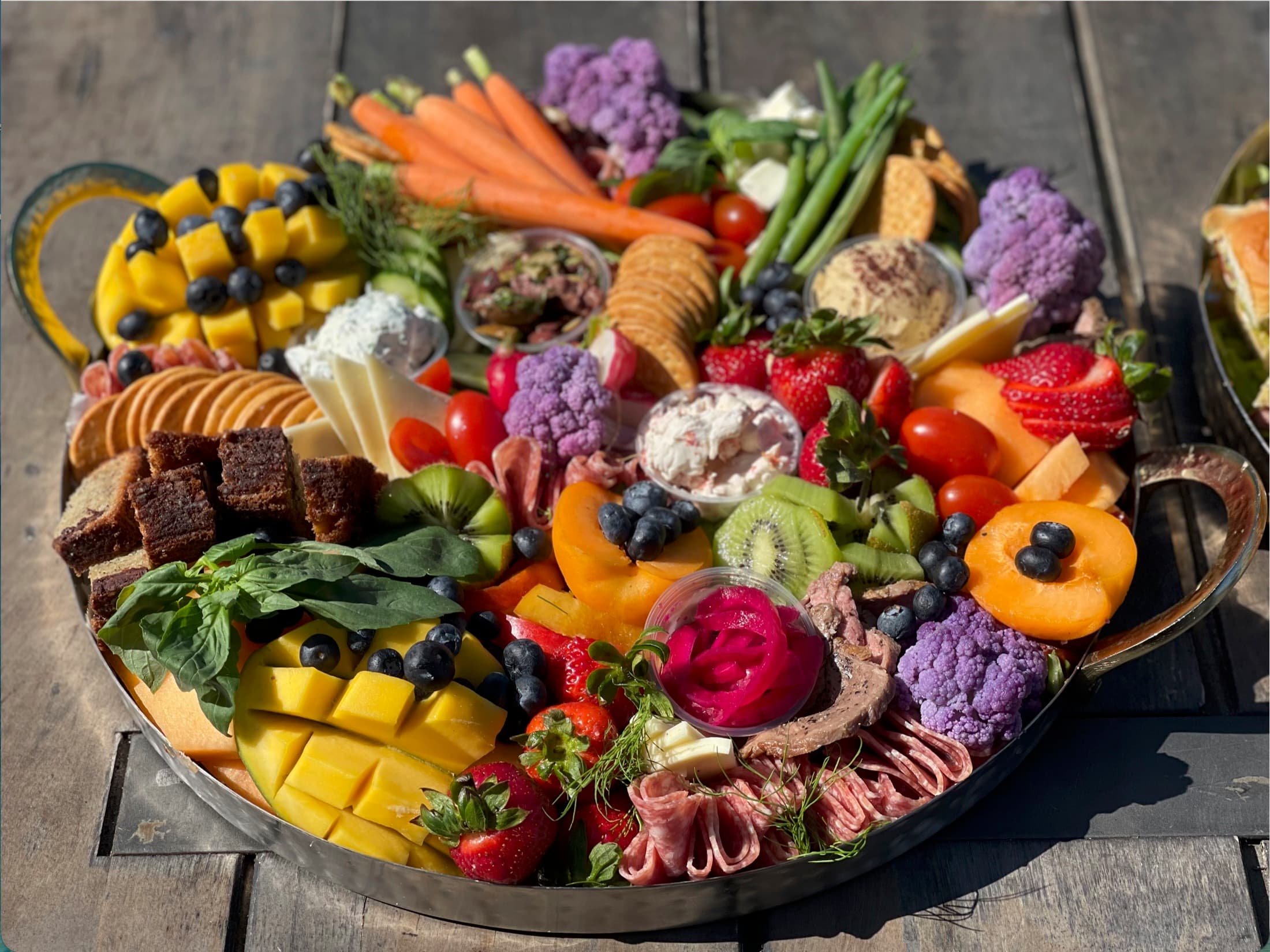 The Spot Catering display